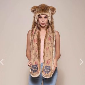 AFRICAN GOLDEN CAT LUXE FAUX FUR COLLECTOR EDITION HOOD | WOMEN'S Spirithood